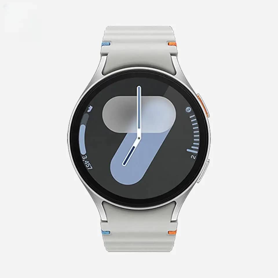 Samsung Galaxy Watch7 Smartwatch 44mm Bluetooth, Galaxy AI, Tela em Cristal de Safira, GPS de Dupla Frequência, Monitoramento avançado de saúde, sono e de coração, Processador de 3nm - Prata