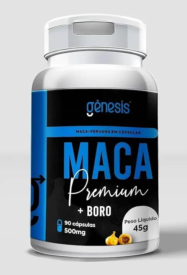 Super Maca Peruana + Boro Premium em Cápsulas - Original - (90 caps) 500mg, Único, Gênesis