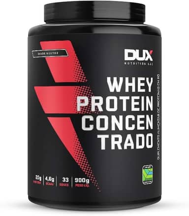 WHEY PROTEIN CONCENTRADO - POTE 900G Sem Sabor - Pote 900g