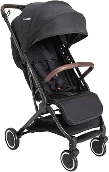 Carrinho De Bebê Sprint Ii Travel Berço Passeio Preto Kiddo