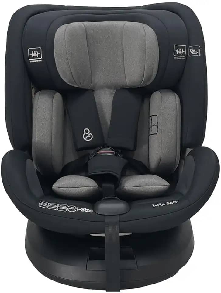 Cadeira Infantil para Auto Isofix 360 Preto/Caramelo Galzerano