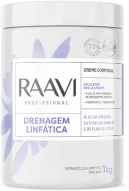 Creme Massagem Drenagem Linfática 1kg
