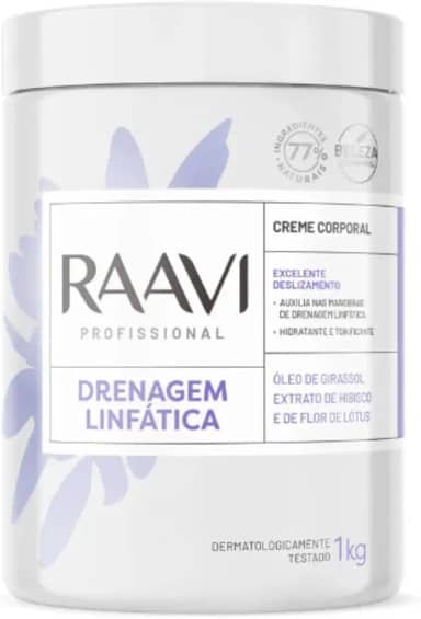Creme Massagem Drenagem Linfática 1kg
