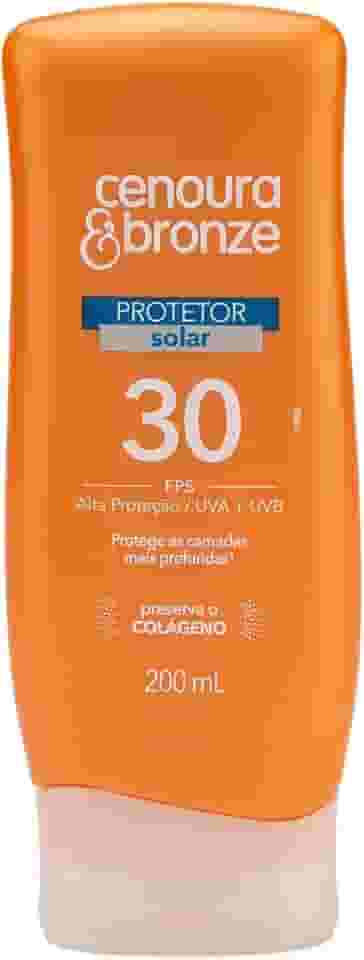 Cenoura e Bronze Protetor Solar Fps30 200Ml