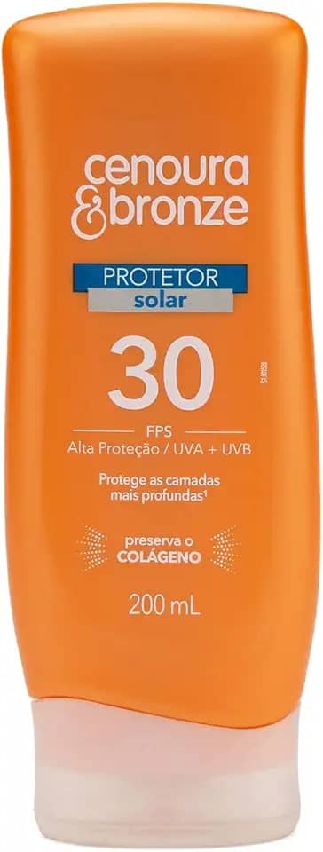 Cenoura e Bronze Protetor Solar Fps30 200Ml
