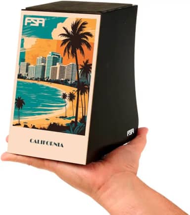 Cajon FSA SOUVENIR Feito à mão - CALIFORNIA 02