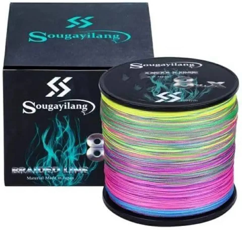 Linha de Pesca Multifilamento Colorida 300m, 0,20mm 28lb. Made in Japão, qualidade japonesa, super resistência a abrasão, melhor tecnologia 8x fios mais 1, 9x fios.