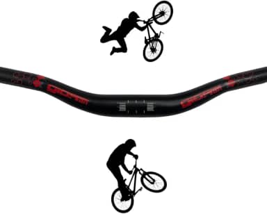 Guidão Bike Voador Gios Freehide Wheeling Grau 700x50mm Diversas Cores (Vermelho)