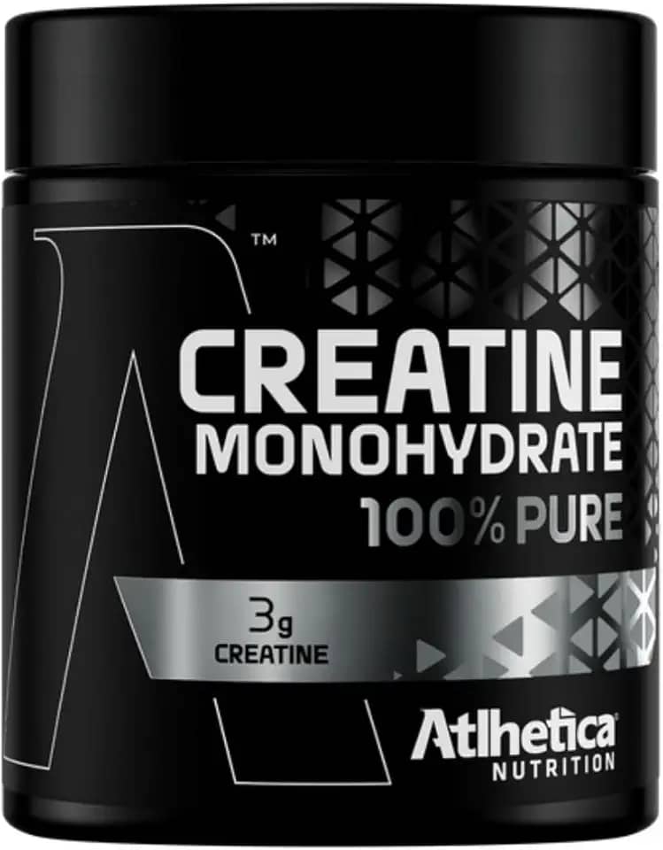 Creatina Monohidratada 100% Pura, 300g, Atlhetica Nutrition Suplemento para Ganho de Força e Massa Muscular