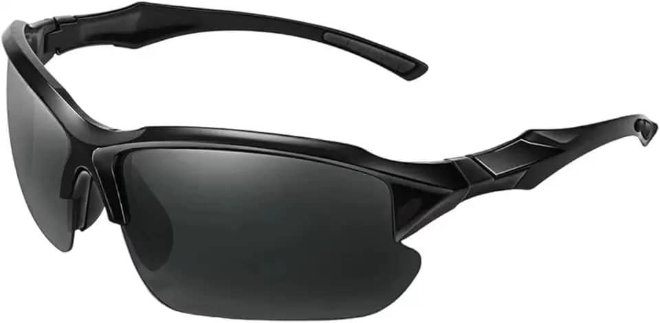 KiBcsLic Óculos de sol polarizados, modernos, para pesca, camping, esportes ao ar livre, ciclismo