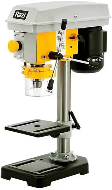 Razi Furadeira de Bancada Compacta 220V 350W Mandril 1/2' – Perfuração Estável e Ideal para Pequenos Projetos