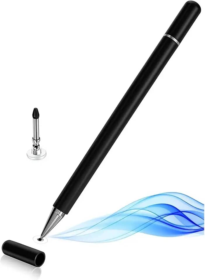 Caneta Stylus Touch Screen Universal Metal – Para Smartphones, Tablets e Telas Touchscreen Compatível com iOS e Android.