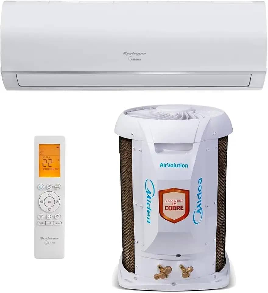 Ar-condicionado Split 9000 Btus Springer Midea Airvolution High Wall Fixo Só Frio 42affci09s5/38tfci09s5 220v