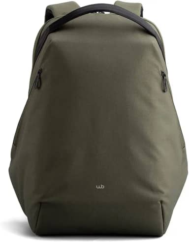 Webookers WB, Mochila para Notebook até 15,6' Sten Pet Reciclado Impermeável Antifurto Reforçado com Bolso traseiro Oculto e Design Ergonômico (Verde Musgo)