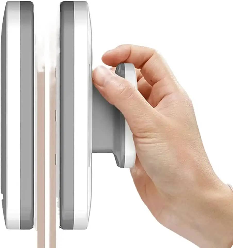 Limpador de Janelas Magnético Duplo Limpa Vidros Escova Lavar Limpeza Doméstica Externa com Segurança