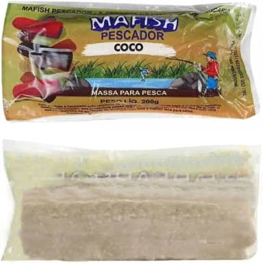 Massa Pronto Pesca Mafish Pescador Fedidinha 200g Coco
