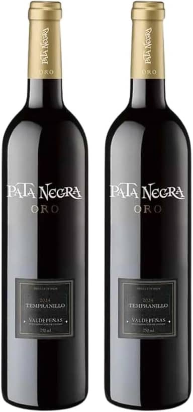 Kit 2 Vinhos Tinto Espanhol Pata Negra Oro Tempranillo 750ml