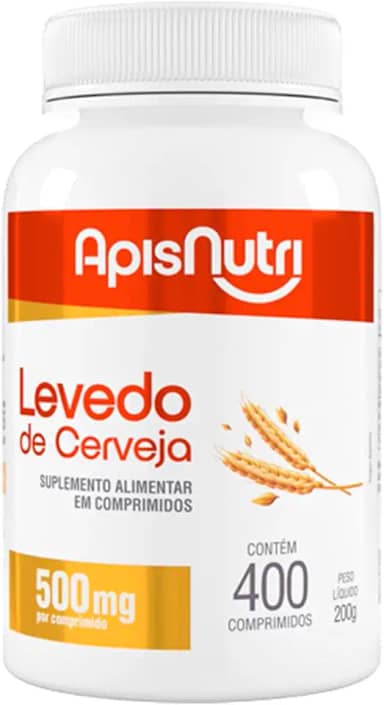 Levedo de Cerveja - 400 Comprimidos - Apisnutri, Apisnutri