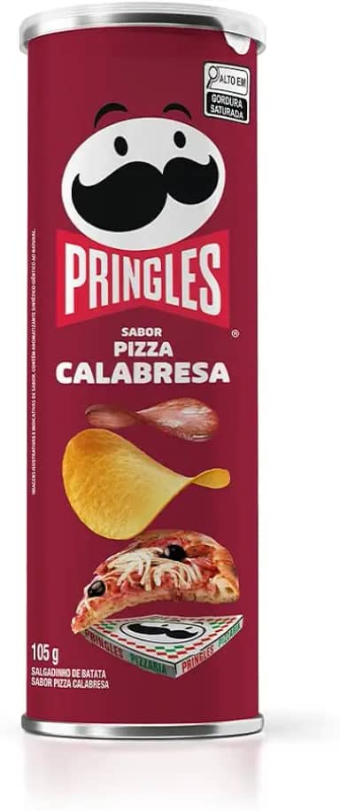 Salgadinho Batata Frita Pringles® Pizza Calabresa 105g