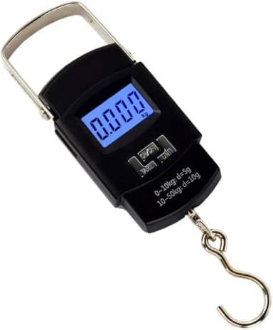 Balança Digital Portátil Gancho P/Pesca bagagem 50 Kgs Cbr1046 - Commerce Brasil
