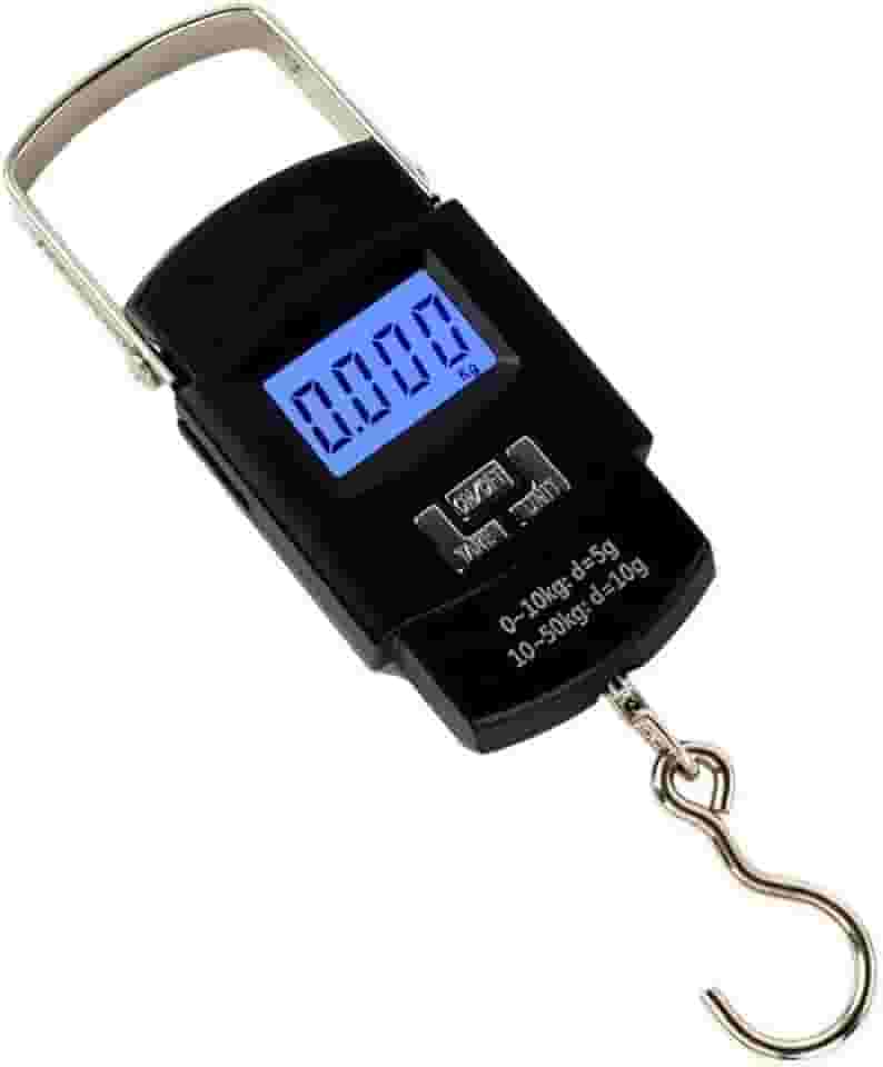Balança Digital Portátil Gancho P/Pesca bagagem 50 Kgs Cbr1046 - Commerce Brasil
