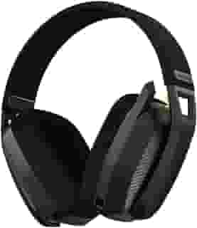 BINNUNE BW06 Headset Gamer Sem Fio PS5 PS4 PC Preto Headset gamer sem fio BINNUNE BW06 com microfone, ideal para PS5, PS4, PC e Mac