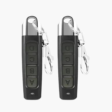 2x Controle Remoto Para Portão Copiador Duplicador Pequeno Discreto Slim Eletrônico 433mhz FlySea