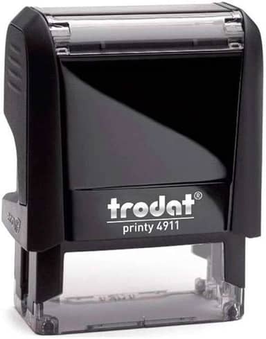Carimbo Trodat Printy 4911 38x14mm Preto