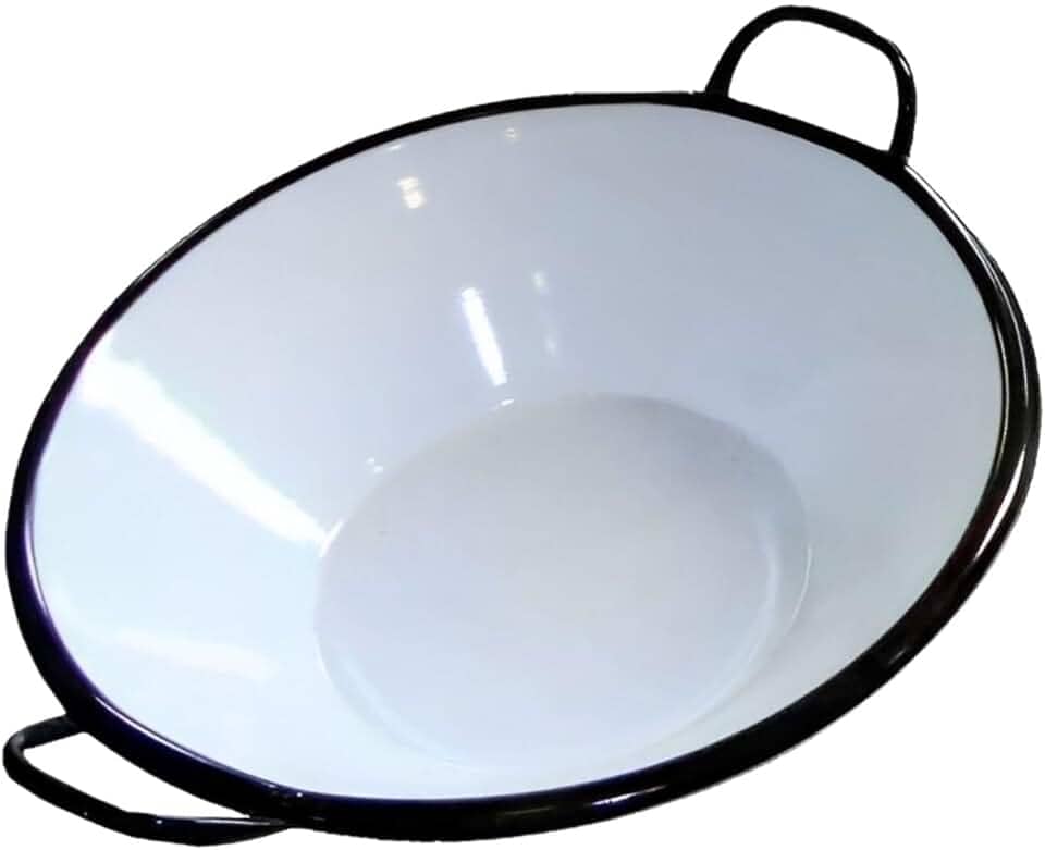 Tacho Esmaltado com Alça N22 Pastel Salgados Churros Batata Frita Em Geral 19 Litros