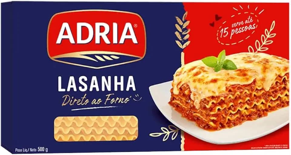 M Dias Adria Sêmola Lasanha 500G