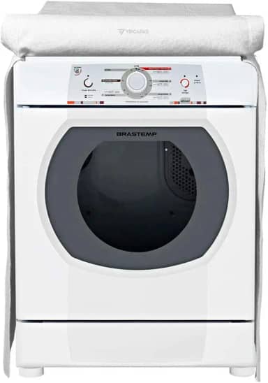 Capa Secadora Brastemp Ative Bsr10 10Kg Abre Fecha Branca