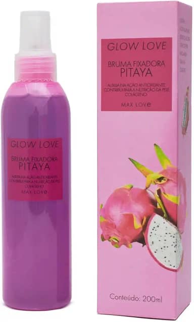 Bruma Fixadora Pitaya Glow Love - 200Ml,Max Love