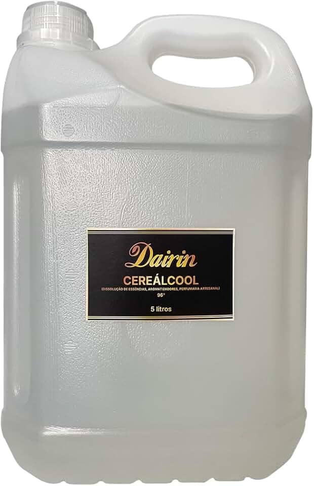 Álcool de Cereais 96° - Puro - 5 Litros