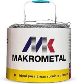 Arame Farpado Galvanizado Cerca Rural 250kgf 250m - Makrometal