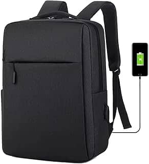 Mochila Executiva Unissex Slim para Notebook - Impermeável, Porta USB, Vários Compartimentos – Ideal para Trabalho, Estudos e Viagens