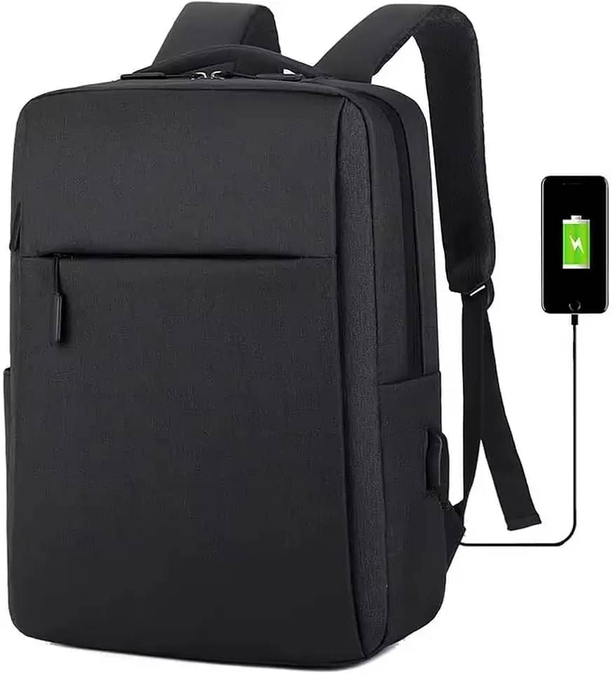 Mochila Executiva Unissex Slim para Notebook - Impermeável, Porta USB, Vários Compartimentos – Ideal para Trabalho, Estudos e Viagens