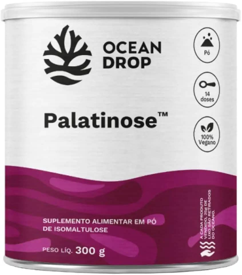Palatinose em Po Isomaltulose 300g - Ocean Drop