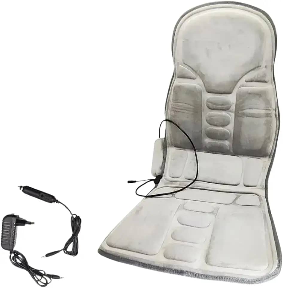 Assento De Massagem Para Carro, Sofá, Cadeira de gamer, Ajustável, Massageador De Pescoço E Costas, Massageador Para Trás, Assento Do Motorista, Cadeira De Escritório, Com infravermelho, Aquece