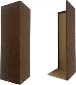 Kit 02 Arranhadores para Gatos Cama Box e Canto De Sofá (MARROM)