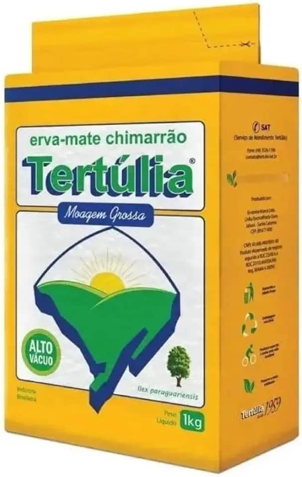 Erva Mate Chimarrão Tertúlia Moída Grossa Alto Vácuo 1 Kg