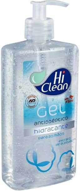 Hi Clean Álcool Gel 70% (65 8º Inpm) Extrato De Algodão 438G