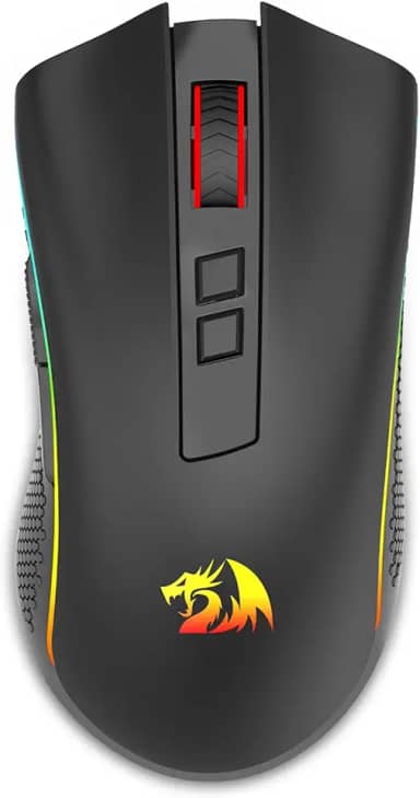 Mouse Gamer Redragon Cobra Pro RGB, Wireless, Sem Fio, 16000DPI, 8 Botões Programáveis, USB 2.4G - M711 Pro