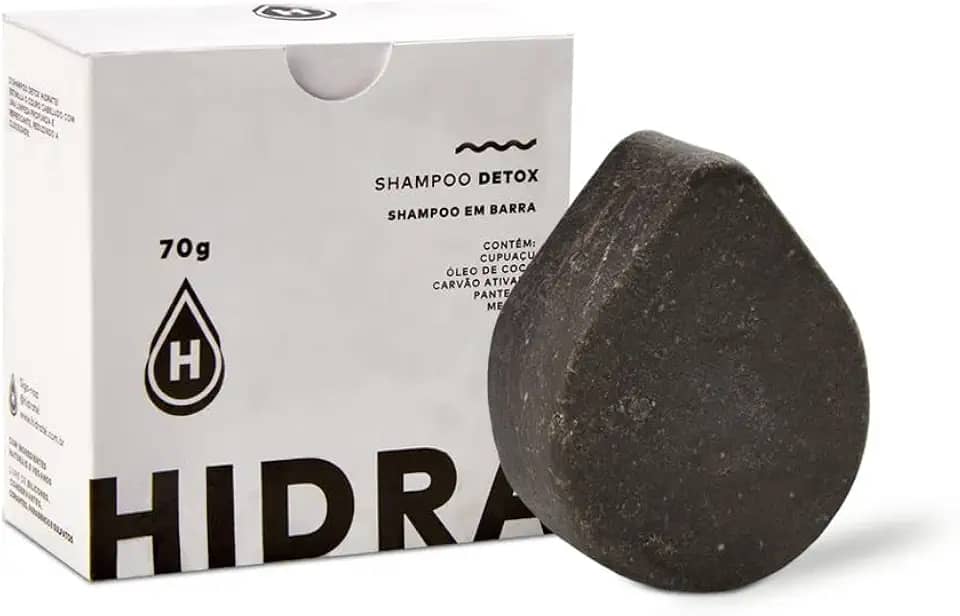 HIDRATEI Shampoo sólido em barra detox 70g