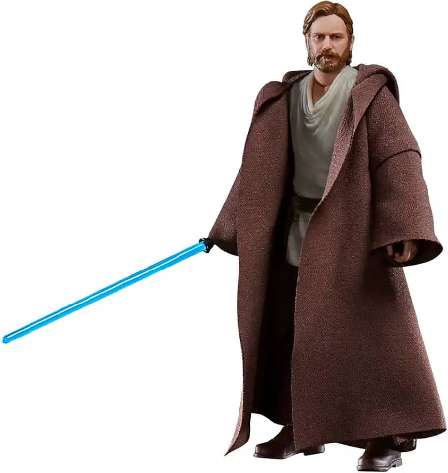 STAR WARS Boneco The Black Series, Figura 15 cm - Obi-Wan Kenobi (Wandering Jedi) - F4358 - Hasbro, Marrom