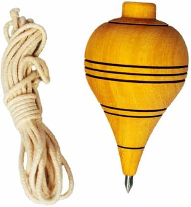 Pião de Madeira com Fieira – Brinquedo Retrô Tradicional Infantil e Colecionador