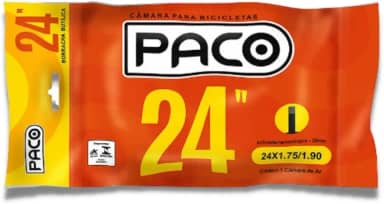 FOXCUP Camara de Ar para Bicicleta de Montanha Aro 24 Válvula Americana 35mm Schrader