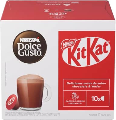 Café em Cápsula Nescafé Dolce Gusto KitKat 10 Cápsulas 170g