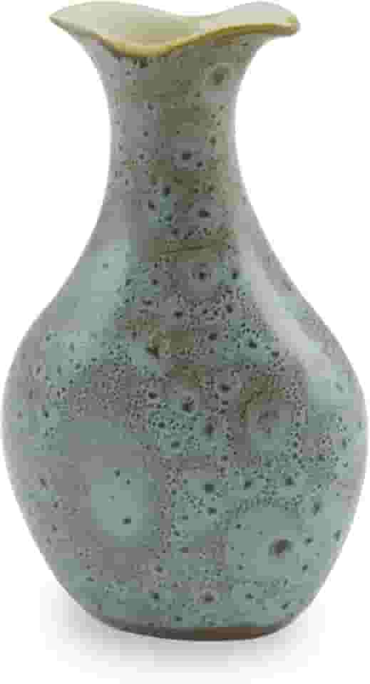 Ceraflame Vaso de Cerâmica Tulipa 11cm Azul Reagente - Decor