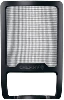 CHERRY UM POP FILTER, proteção pop para microfone USB CHERRY UM 3.0, UM 6.0 ADVANCED, UM 9.0 PRO RGB, filtro pop para menos sons plosivos, fácil de montar, preto