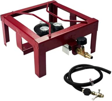Fogão 1 Boca Industrial Alta Pressão Mangueira Incluso Roa